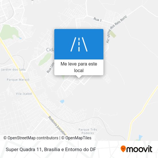 Super Quadra 11 mapa