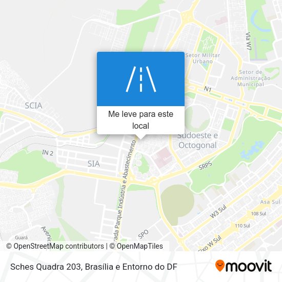 Sches Quadra 203 mapa