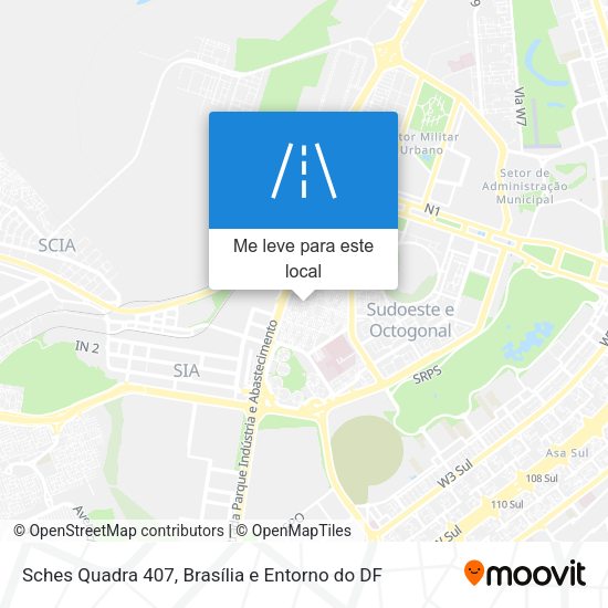 Sches Quadra 407 mapa