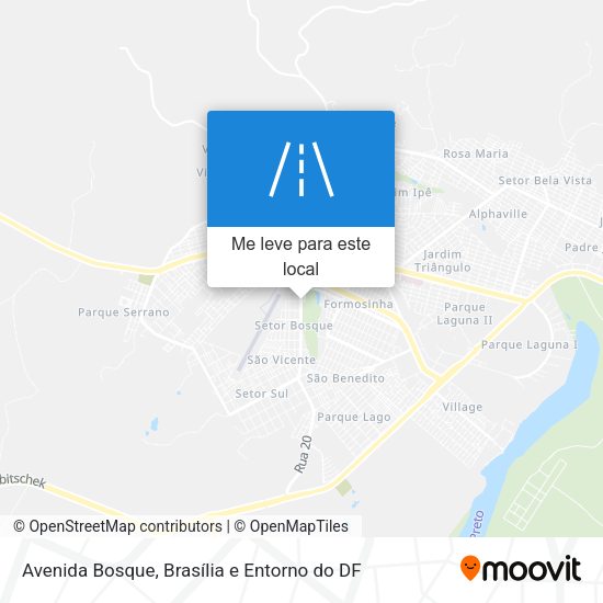 Avenida Bosque mapa