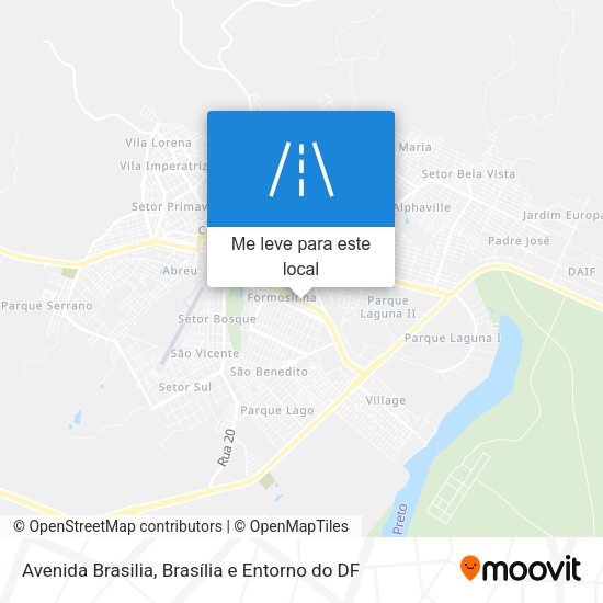 Avenida Brasilia mapa