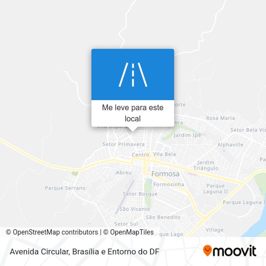 Avenida Circular mapa