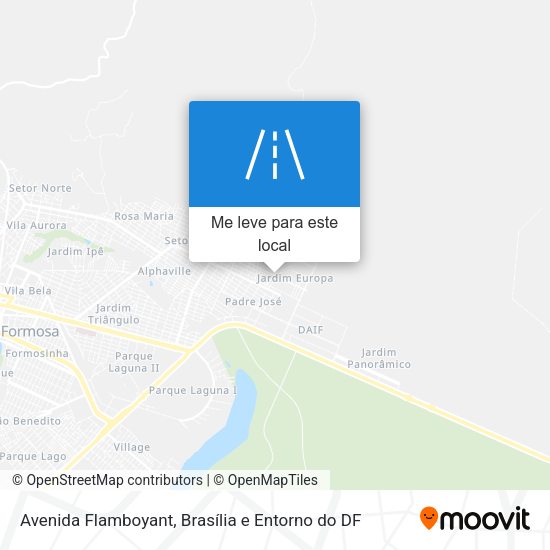 Avenida Flamboyant mapa