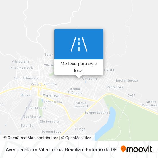 Avenida Heitor Villa Lobos mapa