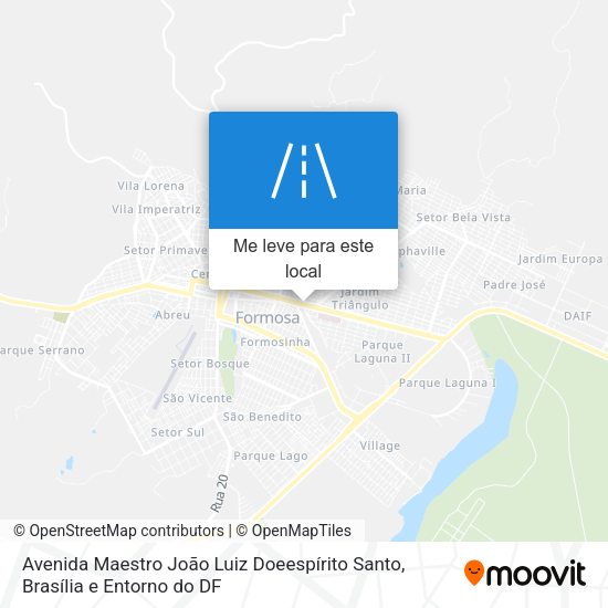 Avenida Maestro João Luiz Doeespírito Santo mapa