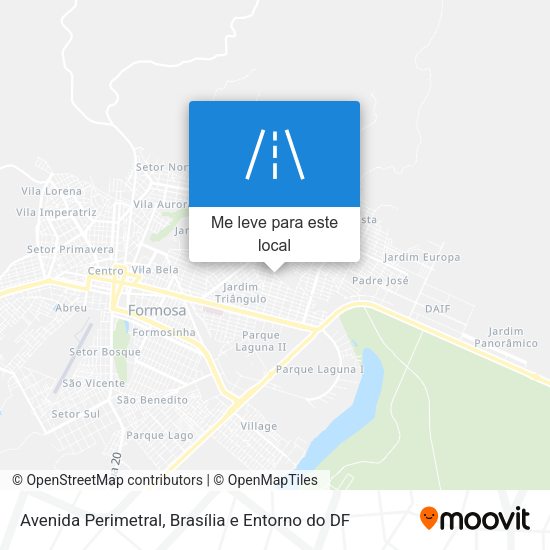 Avenida Perimetral mapa