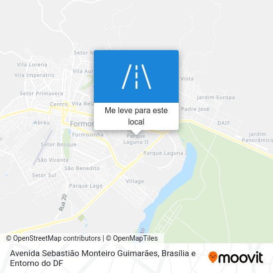 Avenida Sebastião Monteiro Guimarães mapa