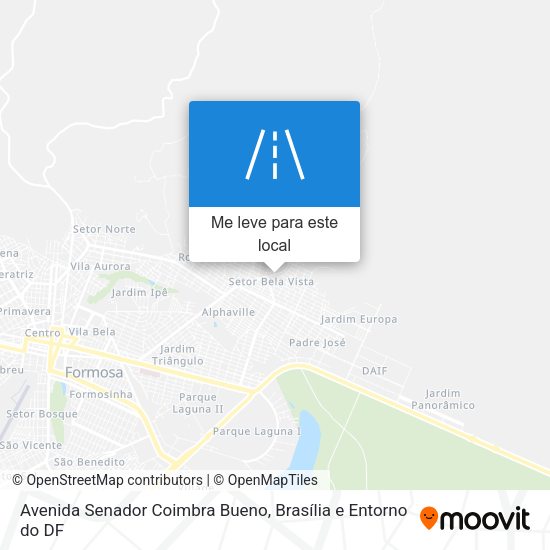 Avenida Senador Coimbra Bueno mapa