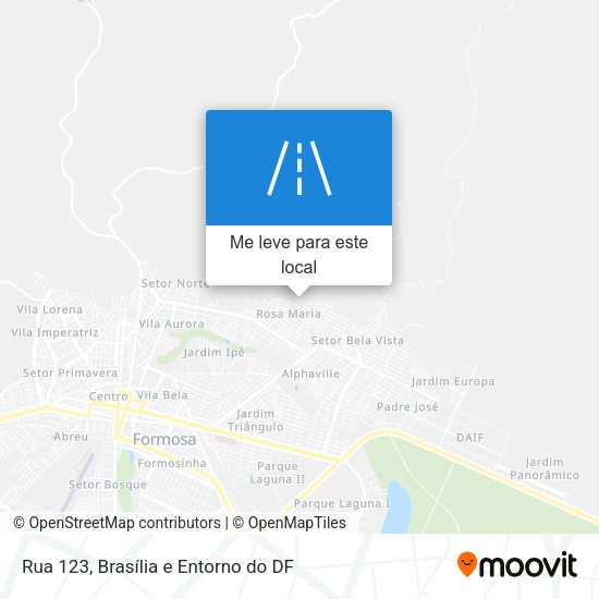 Rua 123 mapa