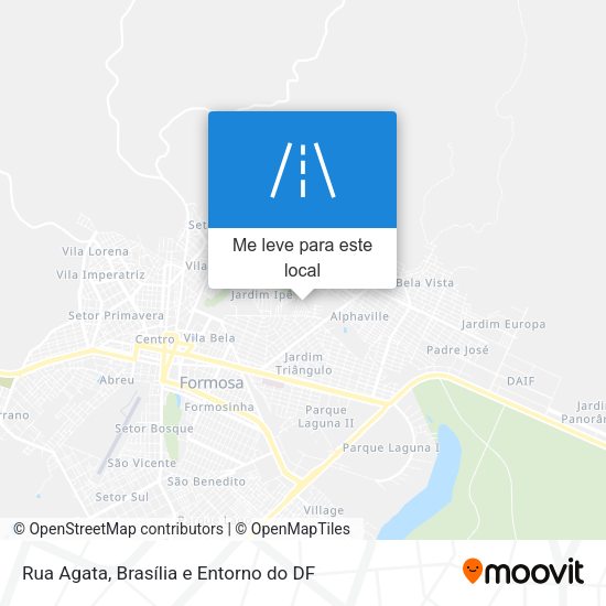 Rua Agata mapa