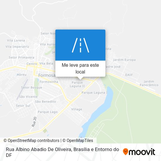 Rua Albino Abadio De Oliveira mapa