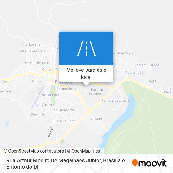 Rua Arthur Ribeiro De Magalhães Junior mapa