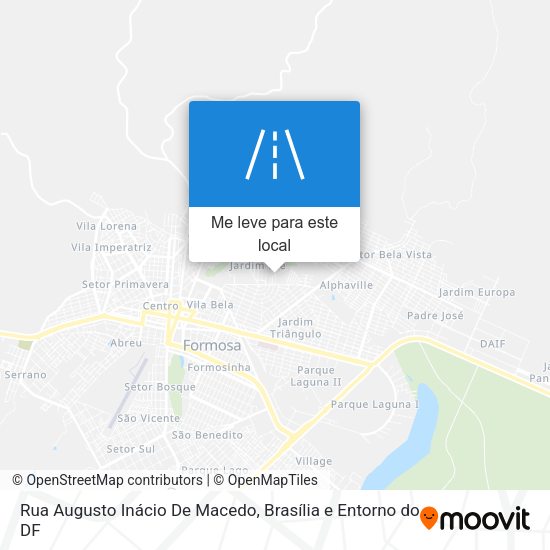 Rua Augusto Inácio De Macedo mapa