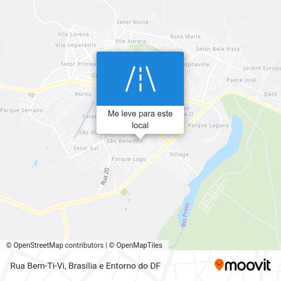 Rua Bem-Ti-Vi mapa