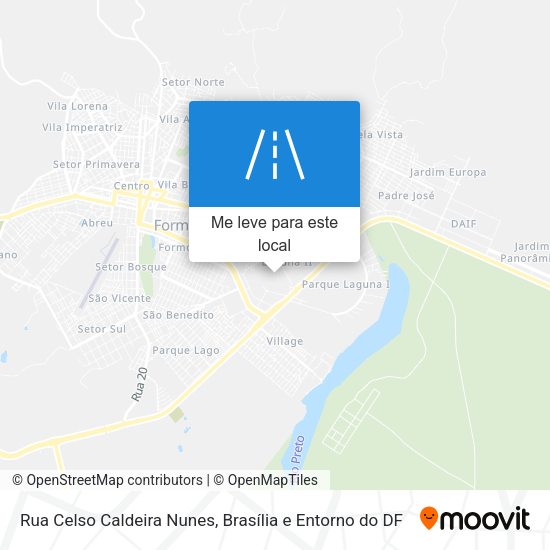 Rua Celso Caldeira Nunes mapa