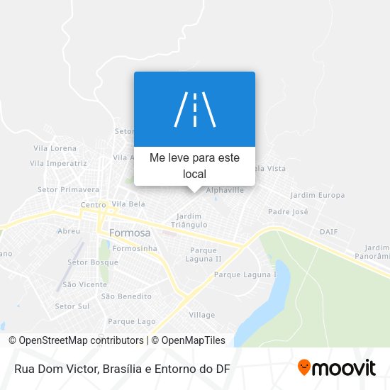 Rua Dom Victor mapa