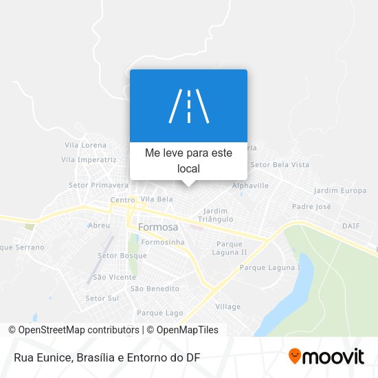 Rua Eunice mapa