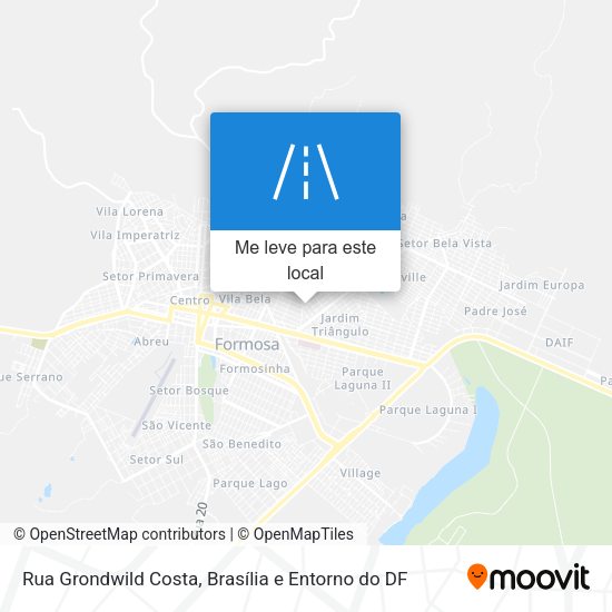Rua Grondwild Costa mapa