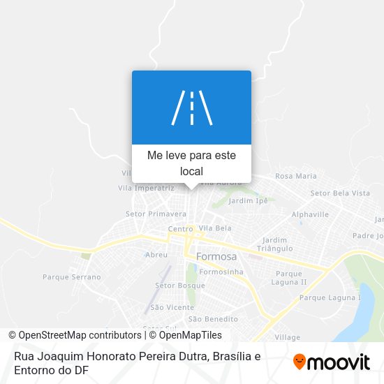 Rua Joaquim Honorato Pereira Dutra mapa