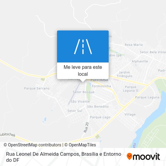 Rua Leonel De Almeida Campos mapa