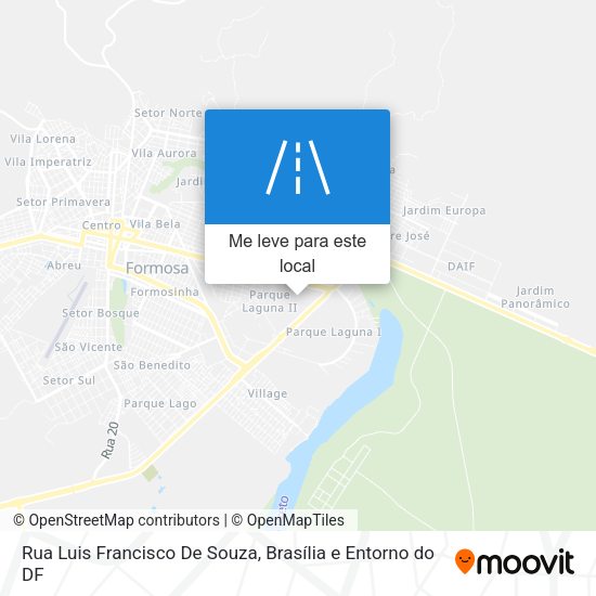 Rua Luis Francisco De Souza mapa