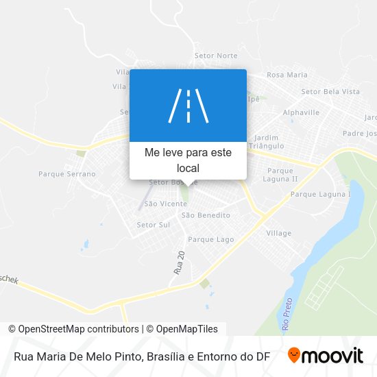 Rua Maria De Melo Pinto mapa