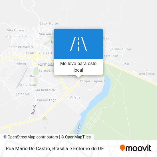 Rua Mário De Castro mapa