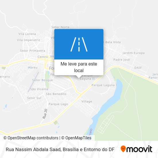 Rua Nassim Abdala Saad mapa