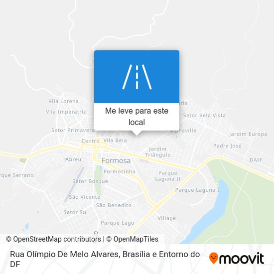 Rua Olímpio De Melo Alvares mapa