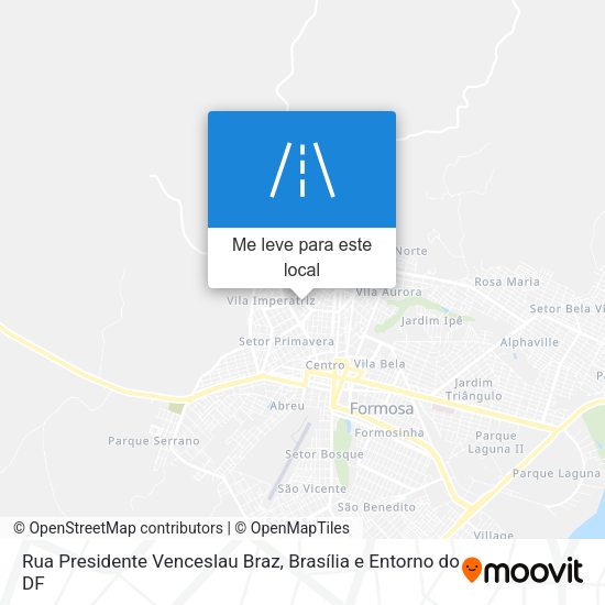 Rua Presidente Venceslau Braz mapa