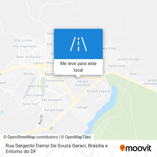 Rua Sargento Damyi De Souza Geraci mapa