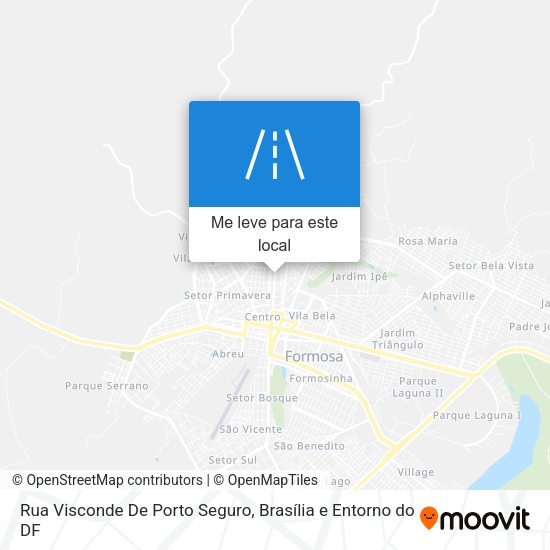 Rua Visconde De Porto Seguro mapa