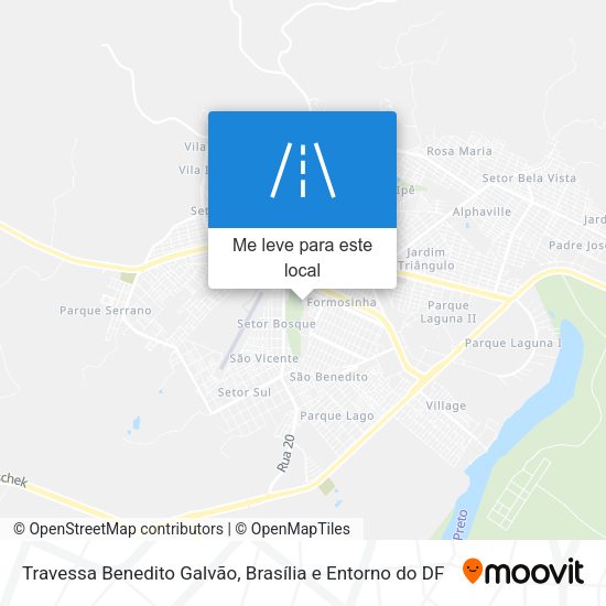 Travessa Benedito Galvão mapa