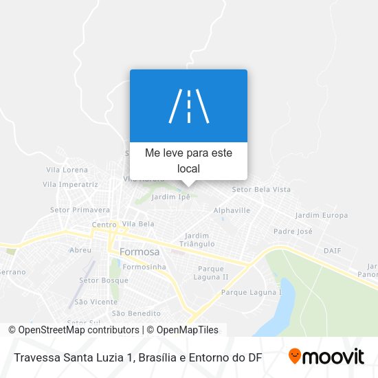 Travessa Santa Luzia 1 mapa