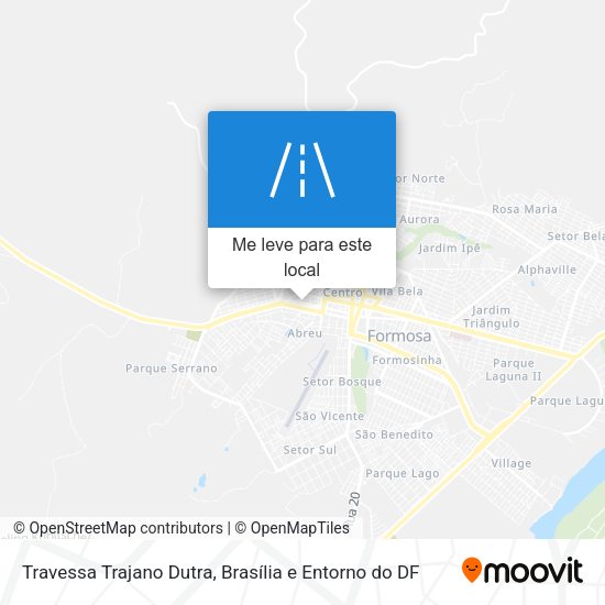 Travessa Trajano Dutra mapa