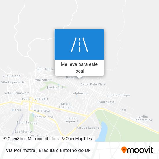 Via Perimetral mapa