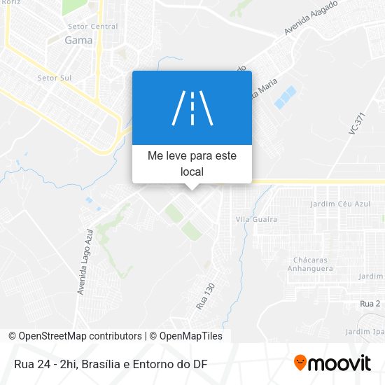 Rua 24 - 2hi mapa