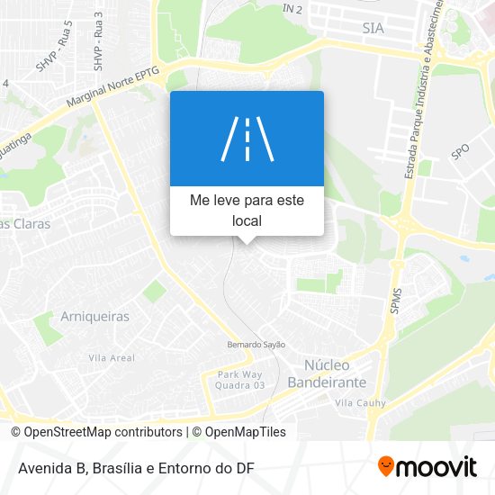 Avenida B mapa