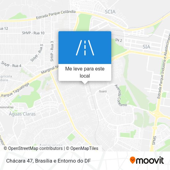 Chácara 47 mapa