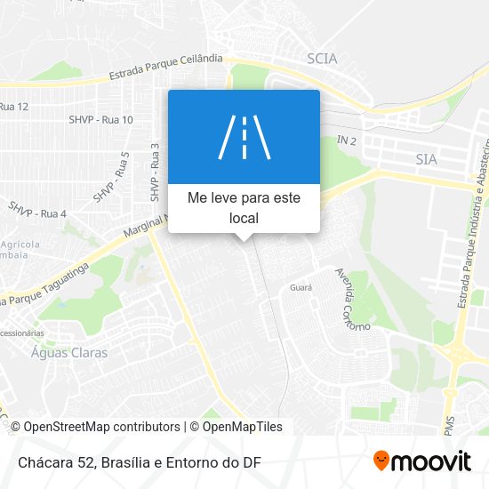 Chácara 52 mapa