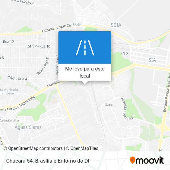Chácara 54 mapa