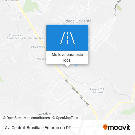 Av: Central mapa