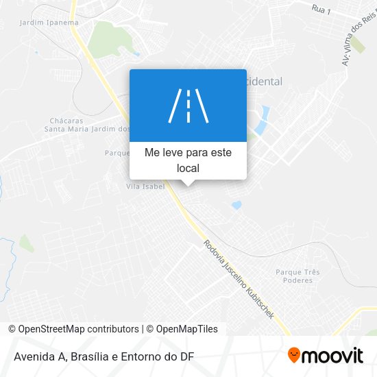 Avenida A mapa