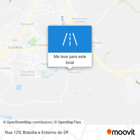 Rua 129 mapa