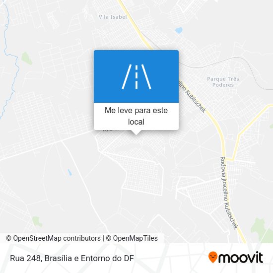 Rua 248 mapa