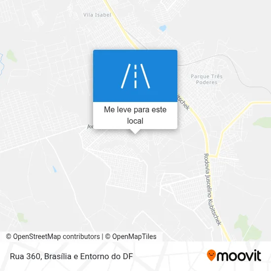 Rua 360 mapa