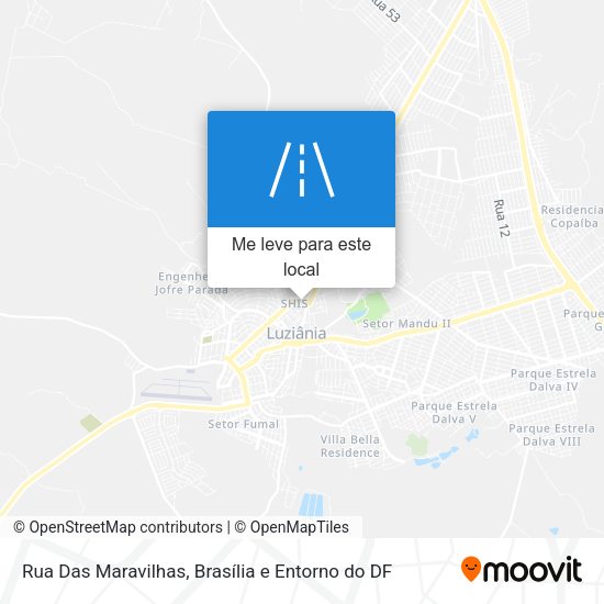 Rua Das Maravilhas mapa