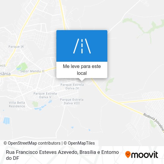 Rua Francisco Esteves Azevedo mapa