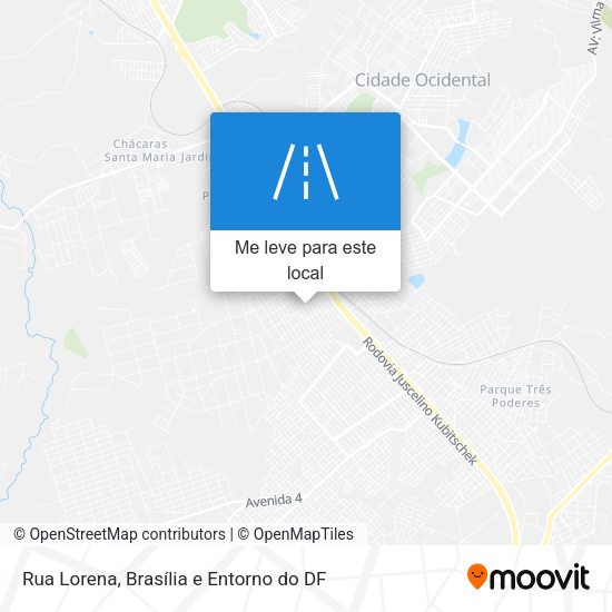 Rua Lorena mapa