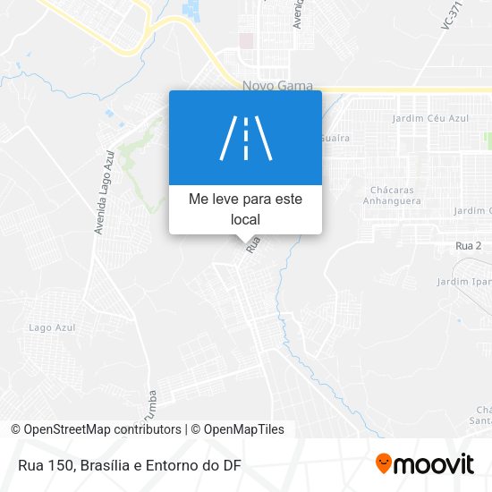 Rua 150 mapa